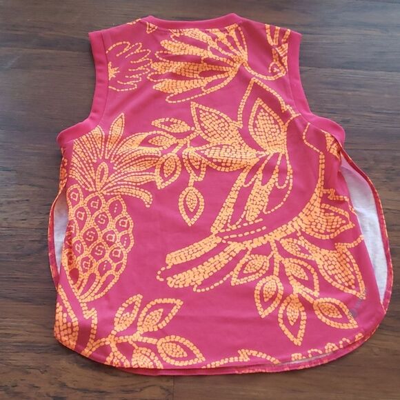 NWOT FARM Rio x Adidas Pink Orange Tropical Toucan Sleeveless Tank Top Size XS - Picture 6 of 6